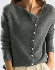Helvano | Asymmetrische Strickjacke für Damen
