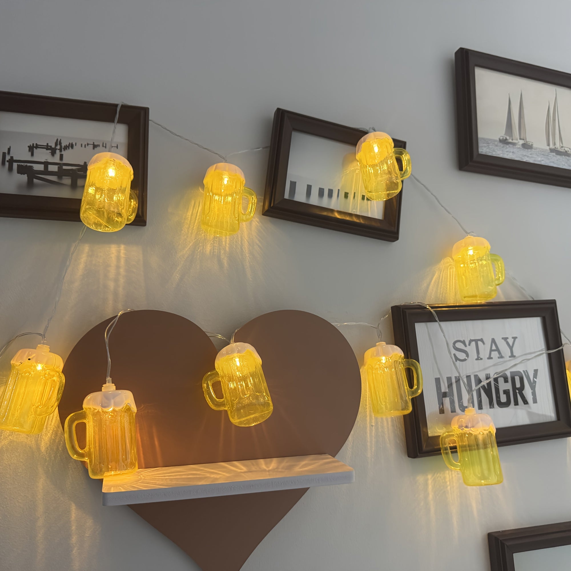 Helvano | LED Bierkrug Lichterkette 2er-Set
