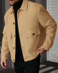 Helvano | Strukturierte Utility-Jacke für Herren