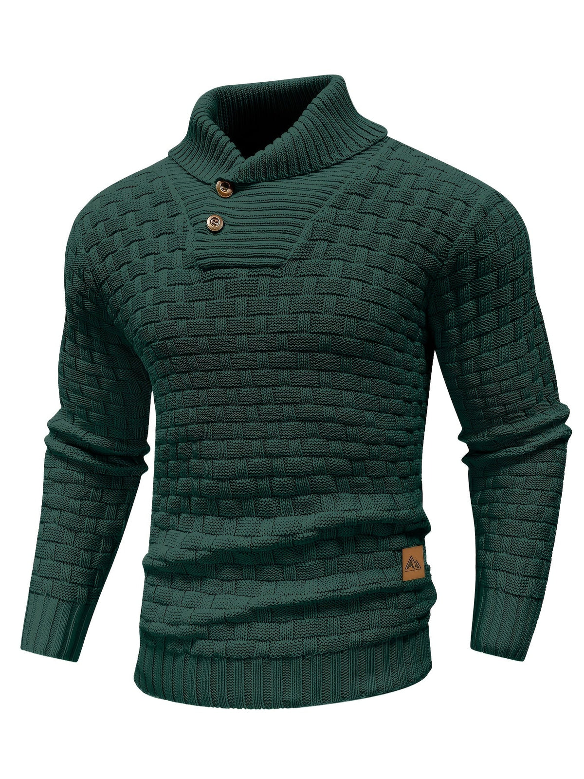 Helvano | Strickpullover mit Schalkragen für Herren