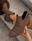 Helvano | Damen Stiefeletten mit Cut-out-Details