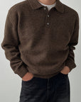 Helvano | Strickpullover mit Polokragen für Herren