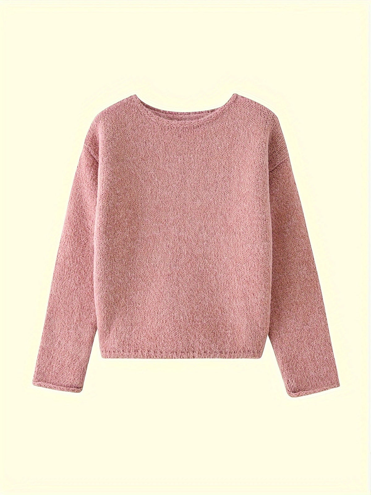 Helvano | Lockerer Strickpullover mit Rundhals für Damen