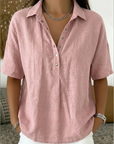 Helvano | V-Ausschnitt Bluse für Damen