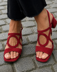 Helvano | Sandalen mit Eckiger Spitze für Damen