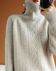 Helvano | Gestrickter Rollkragenpullover für Damen