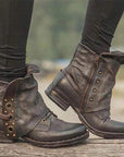 Helvano | Bequeme Stiefeletten mit Seitenreissverschluss für Damen