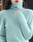 Helvano | Rollkragenpullover für Damen in Weiss
