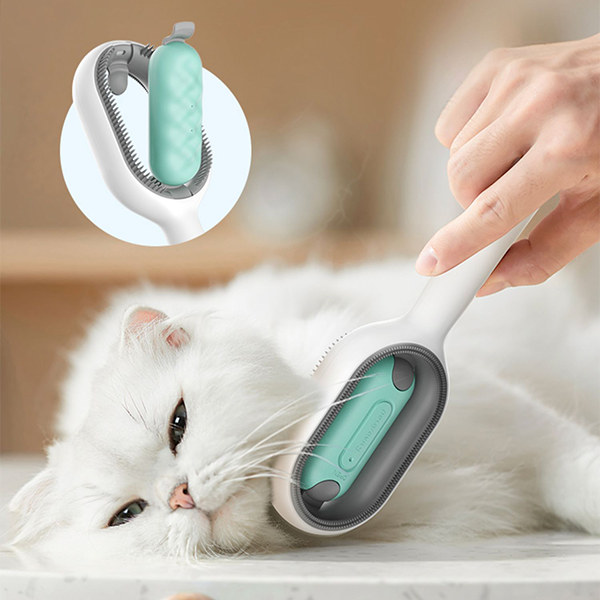 Helvano | 2-in-1 Fellpflege-Kamm für Haustiere
