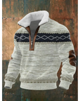 Helvano | Fleece-Pullover mit Stehkragen für Herren