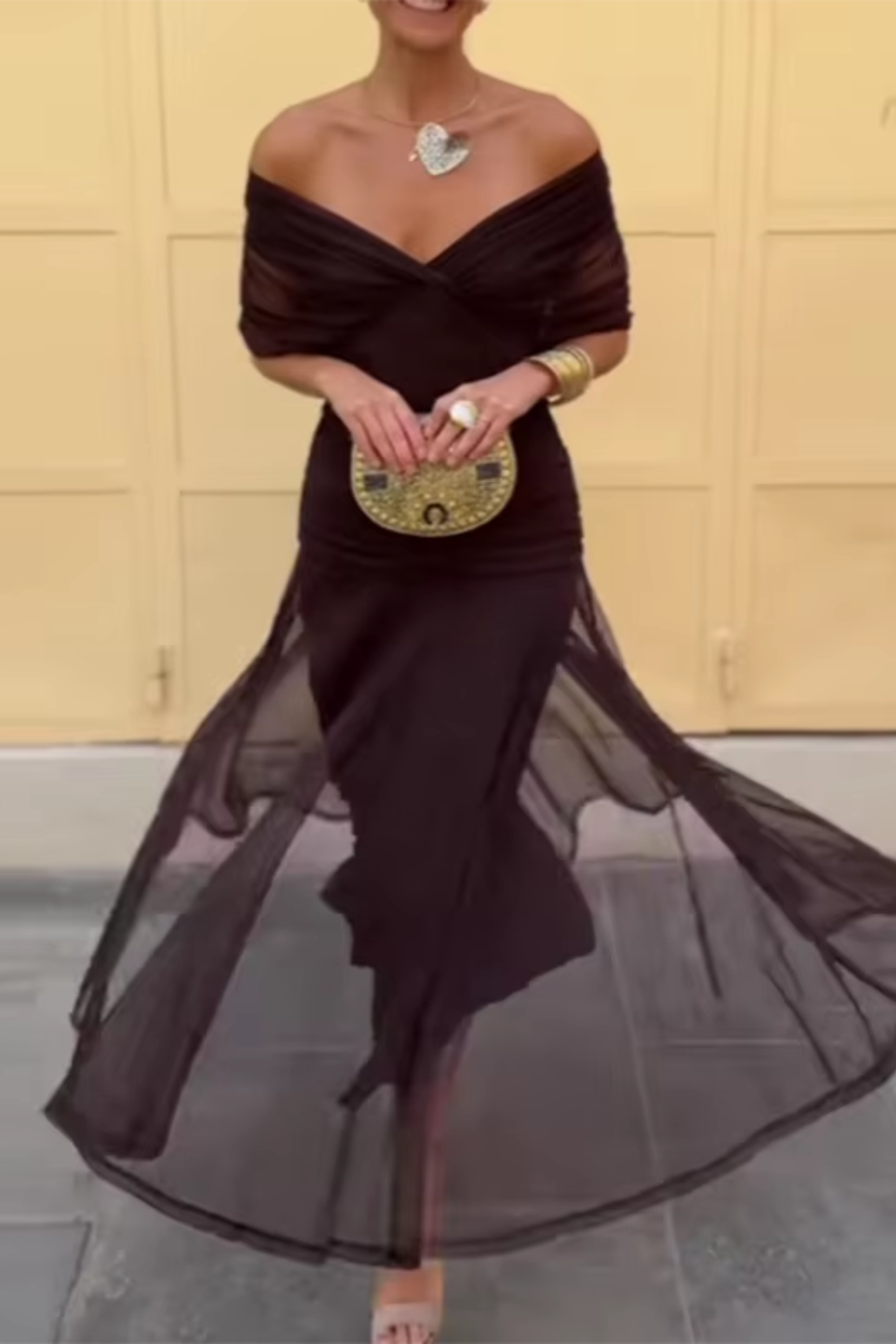 Helvano | Fliessendes Maxikleid für Damen