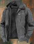 Helvano | Herren Kapuzenjacke mit Zip