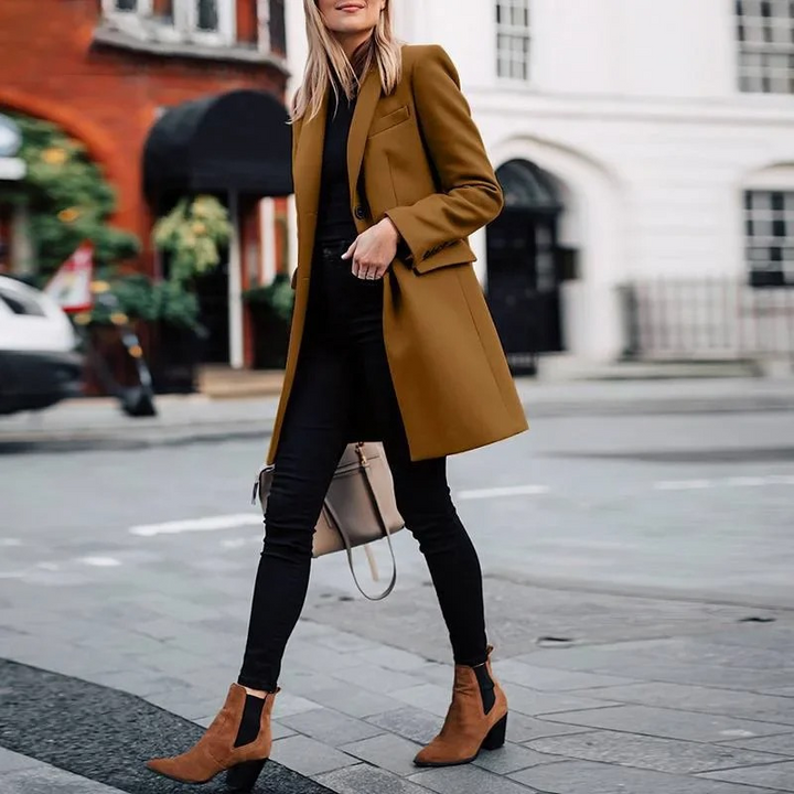 Helvano | Eleganter Trenchcoat für Damen mit Bindegürtel