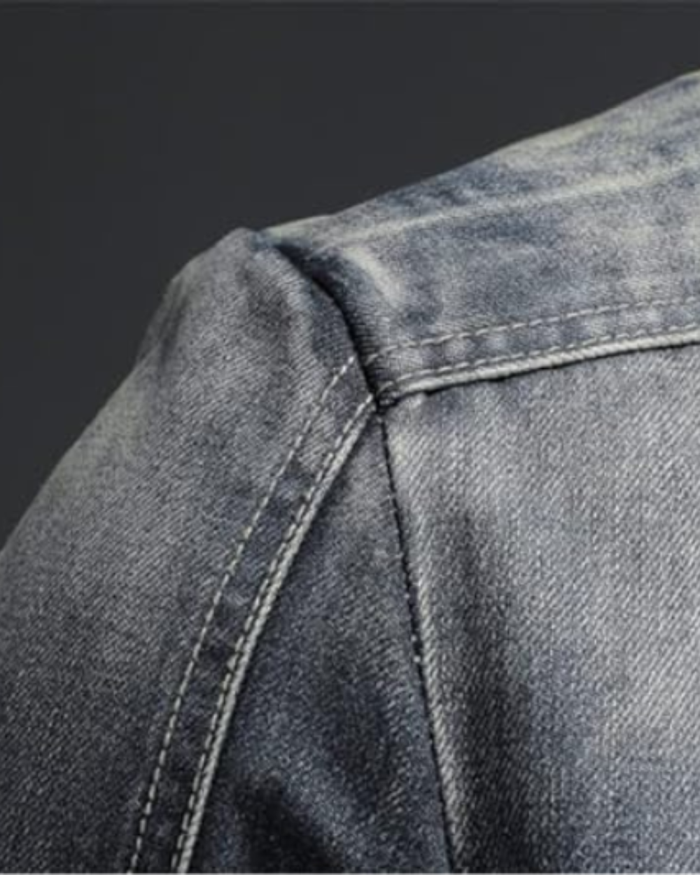Helvano | Jeansjacke für Herren in Grau