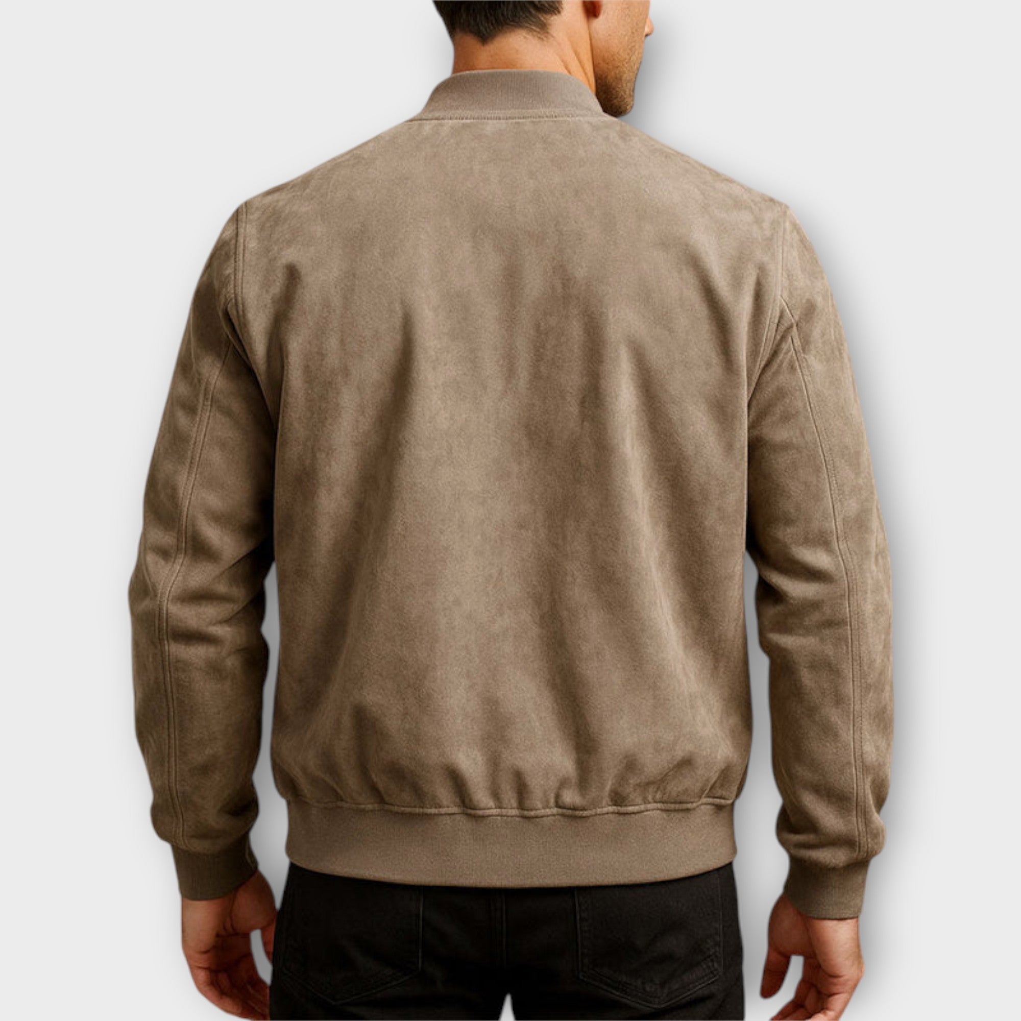 Helvano | Herren Bomberjacke in Wildlederoptik