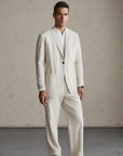 Helvano | Herren Leinen-Set mit Hemd und Hose