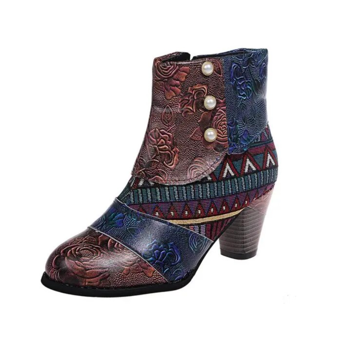 Helvano | Retro Stiefel für Damen in Rot
