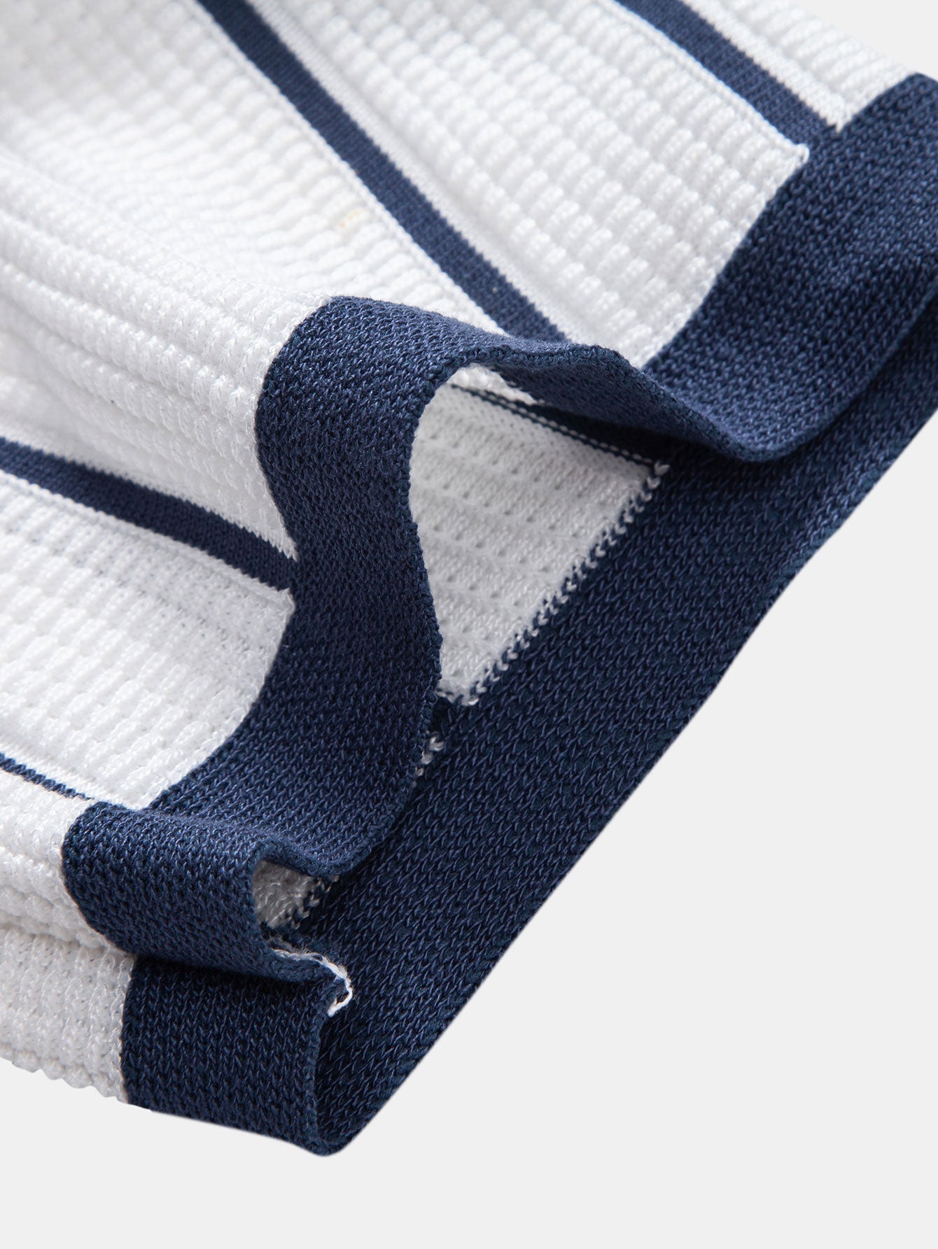 Helvano | Herren Set: Strick-Streifenhemd &amp; Leinenhose