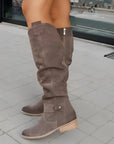 Helvano | Damenstiefel mit Blockabsatz in Schwarz