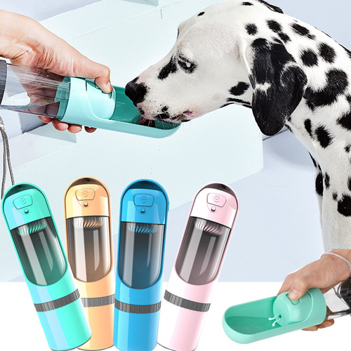 Helvano | 2-in-1 Futter- und Wasserflasche für Hunde