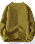 Helvano | Herren-Strickpullover mit Waffelstruktur