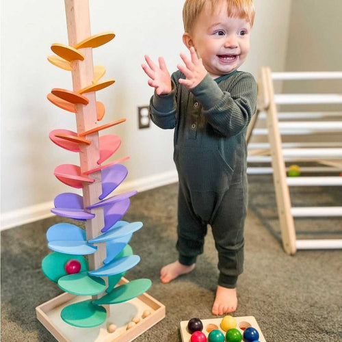 Helvano | Interaktiver Murmelturm für Kinder