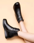 Helvano | Damen-Stiefeletten mit Schnalle