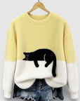 Helvano | Damen-Pullover mit Animal-Print
