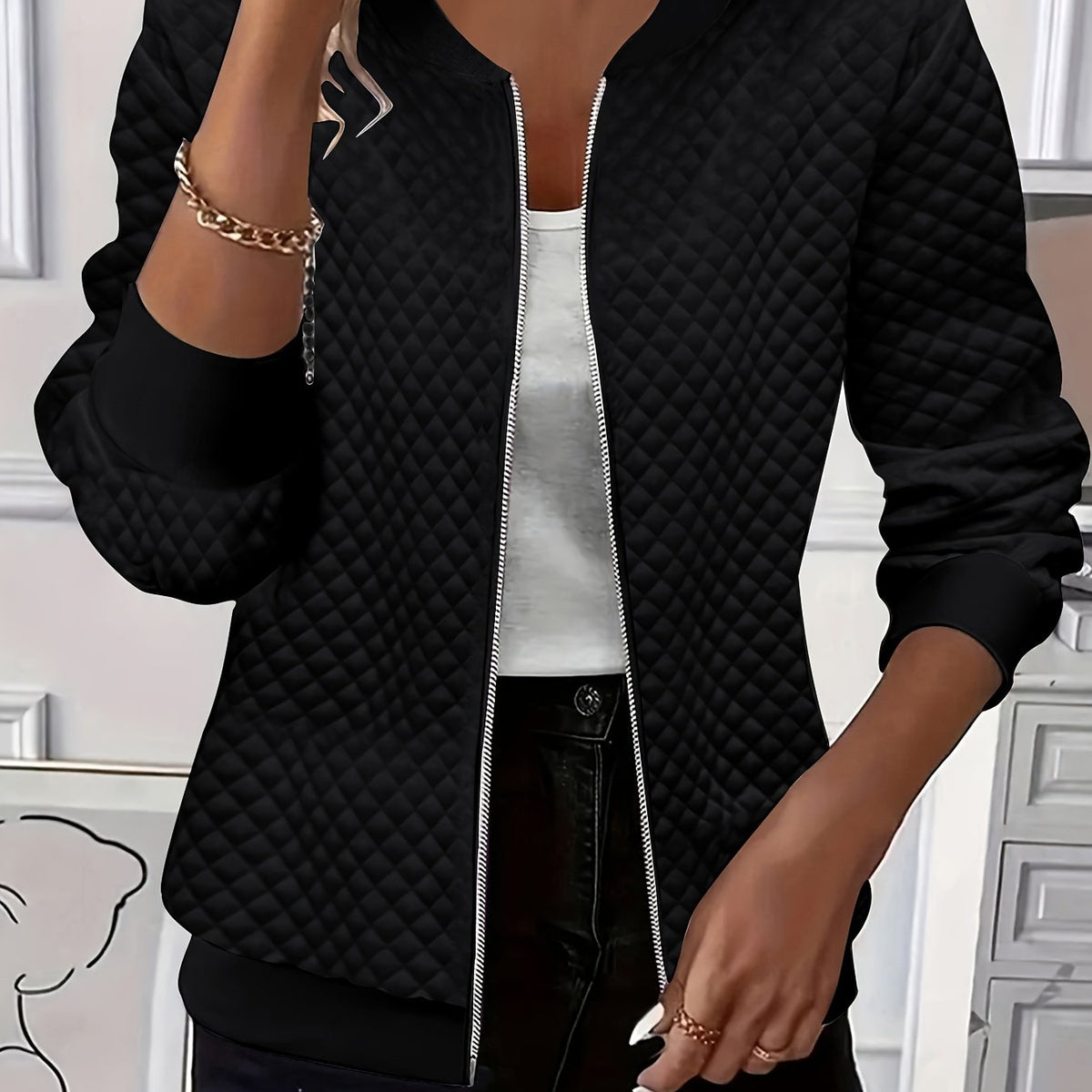 Helvano | Gesteppte Baseballjacke für Damen