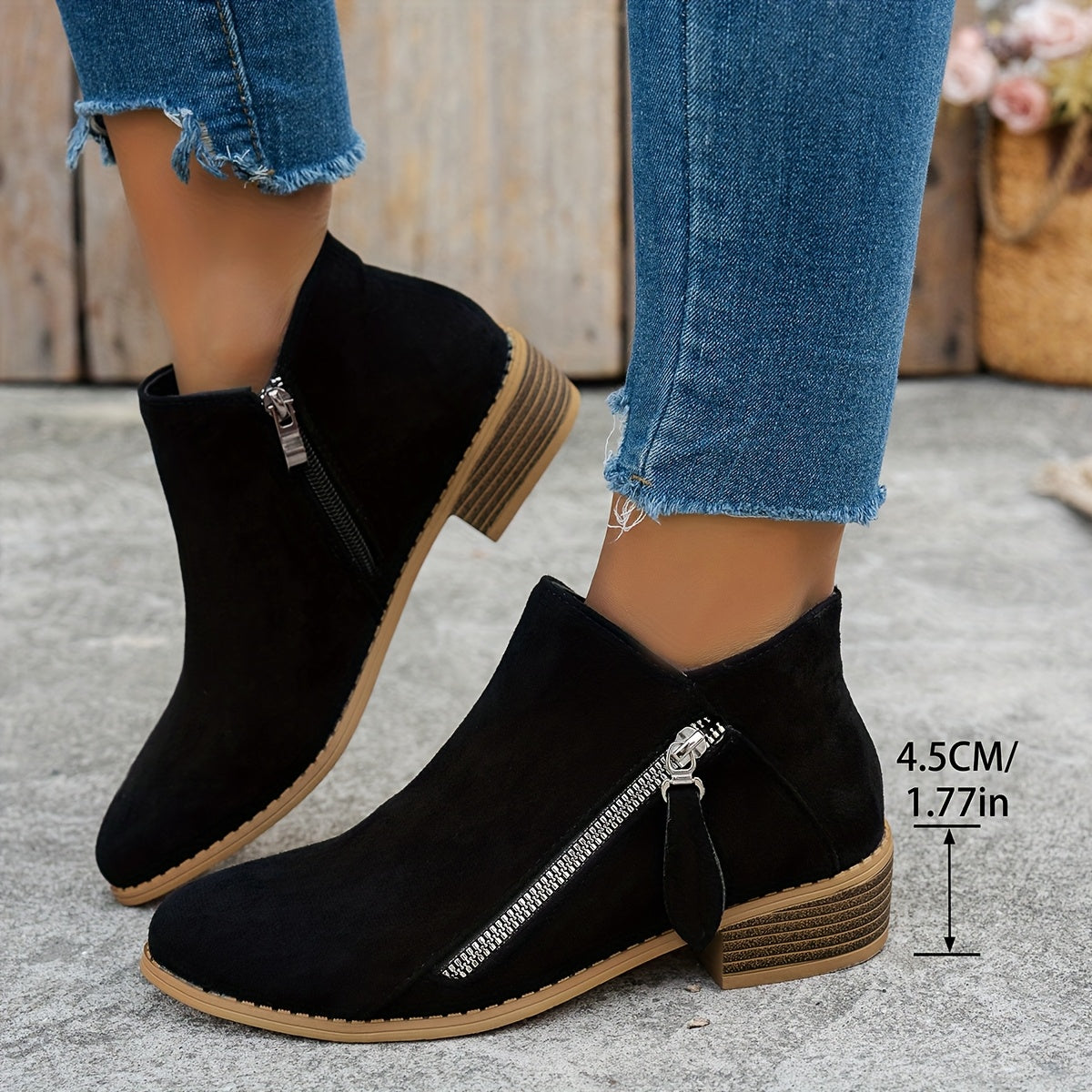 Helvano | Stiefeletten mit Seitenreissverschluss für Damen
