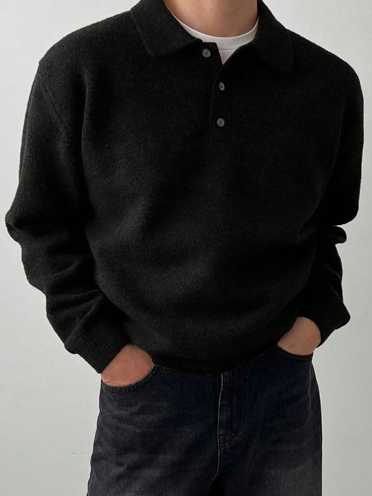 Helvano | Strickpullover mit Polokragen für Herren