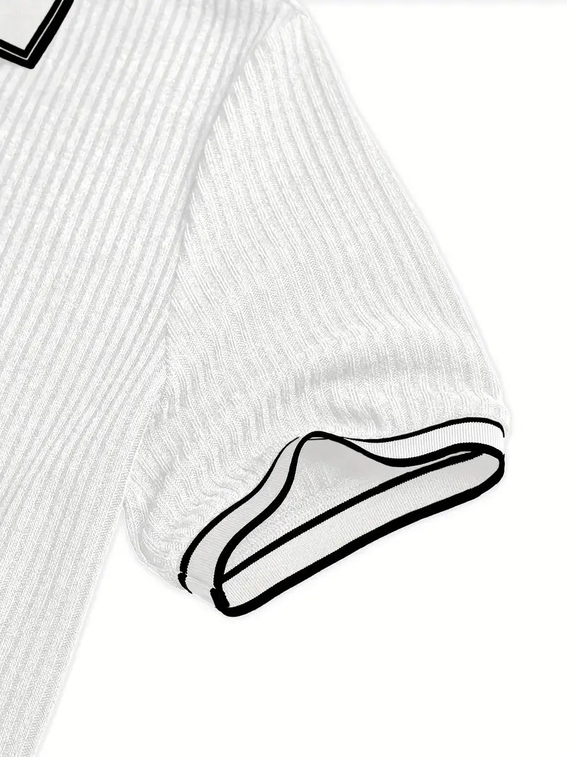 Helvano | Herren T-Shirt mit Struktur