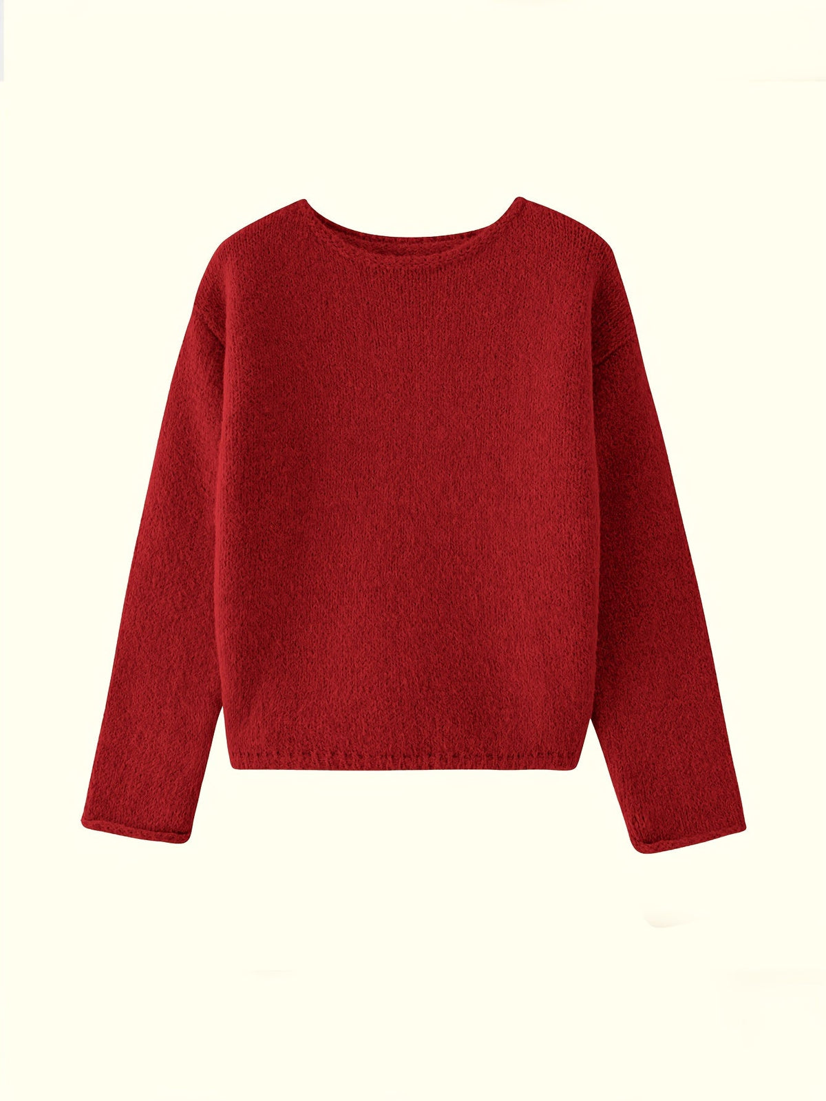 Helvano | Lockerer Strickpullover mit Rundhals für Damen