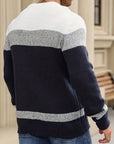 Helvano | Strickpullover mit Farbblöcken für Herren