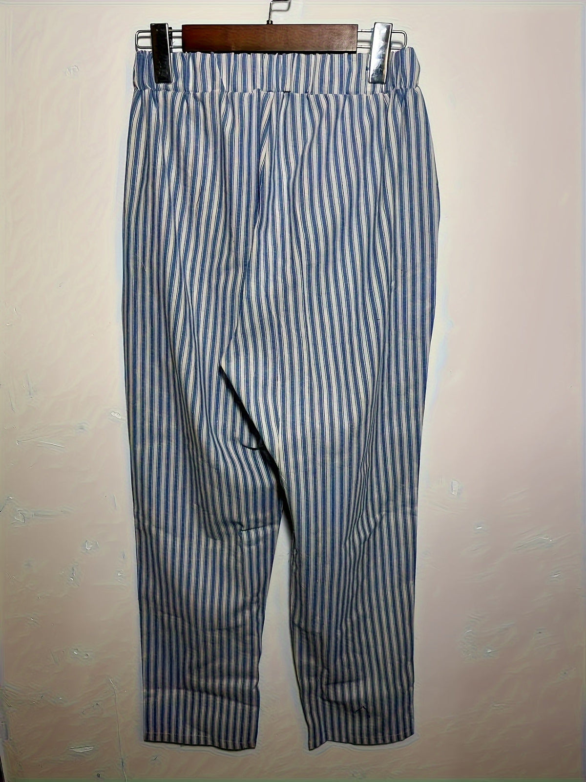 Helvano | Weite Streifenhose für Damen