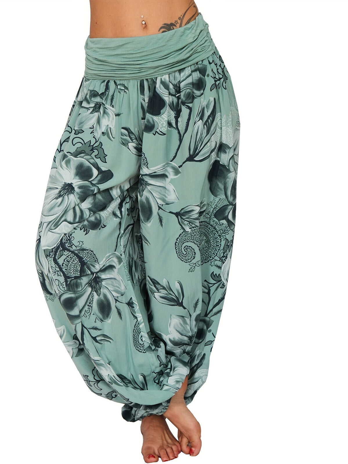 Helvano | Geblümte Hose für Damen