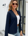 Helvano | Offene taillierte Strickjacke für Damen
