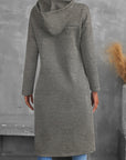 Helvano | Damen High-Low Hoodie mit Kordelzug