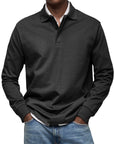 Helvano | Langarm-Poloshirt für Herren