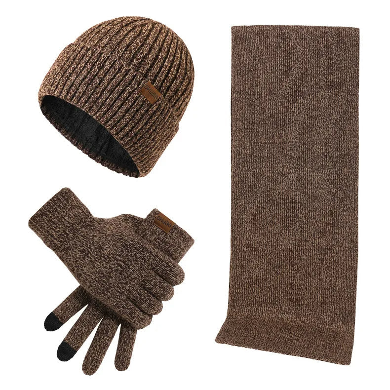 Helvano | Winterset für Herren – Mütze, Schal &amp; Handschuhe
