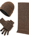 Helvano | Winterset für Herren – Mütze, Schal & Handschuhe