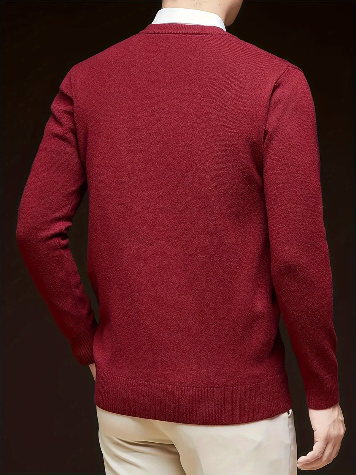 Helvano | Herren Strickpullover mit V-Ausschnitt