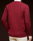 Helvano | Herren Strickpullover mit V-Ausschnitt