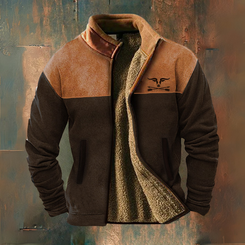Helvano | Casual Jacke mit Reissverschluss für Herren