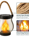 Helvano | Solar-Gartenlicht mit Flammeneffekt