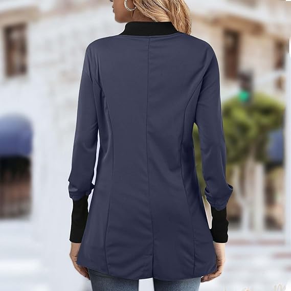 Helvano | Lange Damen Winterjacke mit Stehkragen
