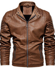 Helvano | Lederjacke für Herren in Braun