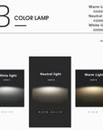 Helvano | Runde LED-Deckenleuchte flach aus Metall