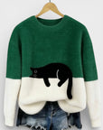 Helvano | Damen-Pullover mit Animal-Print