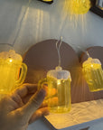 Helvano | LED Bierkrug Lichterkette 2er-Set